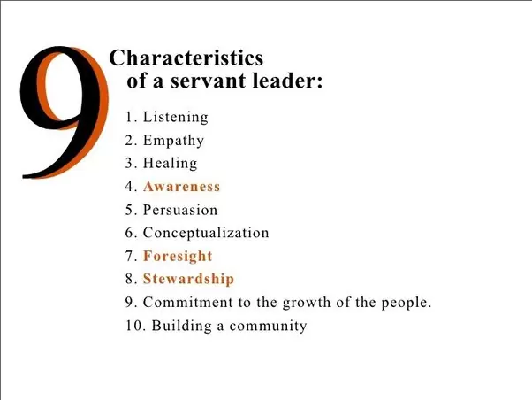 Servant Leadership Characteristics